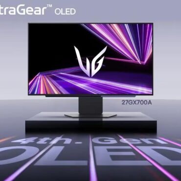 Monitor LG OLED 27GX700A, QHD, 280Hz, HDMI, DP, HAS