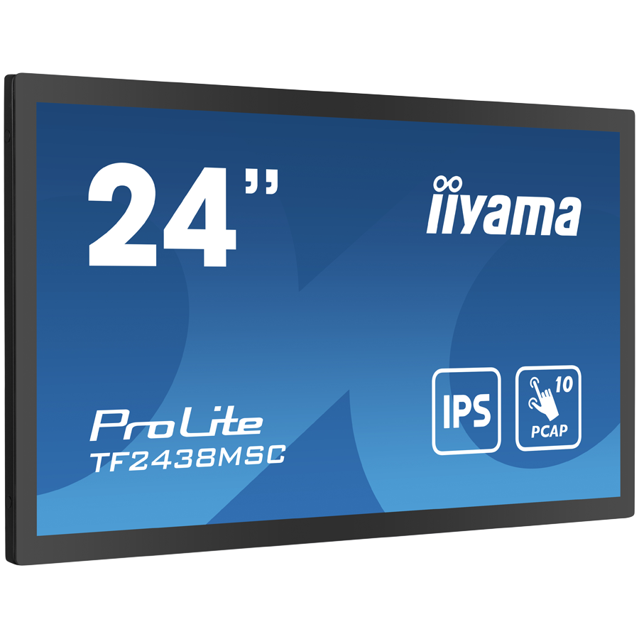 Monitor Iiyama LED TF2438MSC-B1 TOUCH 23.8” 10pt Optical Bonded PCAP Open Frame 1920 x 1080 600cd 1000:1 5ms bonded PCAP HDMI DP USB landscape, TF2438MSC-B1 - Slika 2