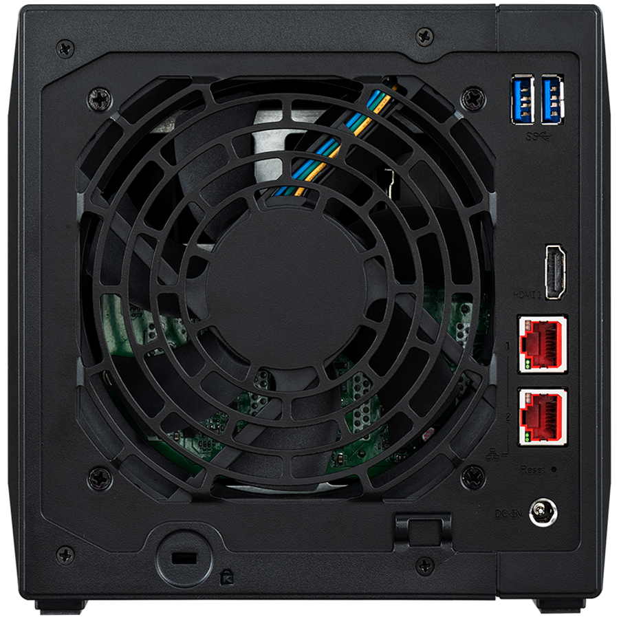 Asustor NAS AS5404T 4x 3.5" 2x M.2 cache 2x 2.5Gbe Celeron QuadCore N5105 2.9GHz 4GB single PSU desktop, AS5404T - Slika 3