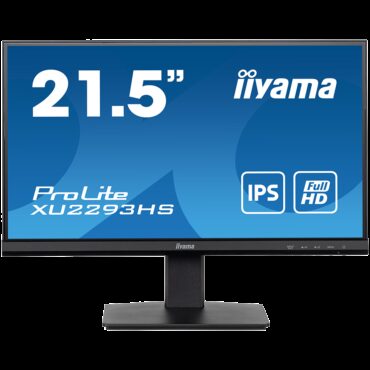 Monitor Iiyama LED XU2293HS-B6 21.5" IPS 1920 x 1080 @100Hz 300 cd/m² 1ms HDMI DP tilt, XU2293HS-B6