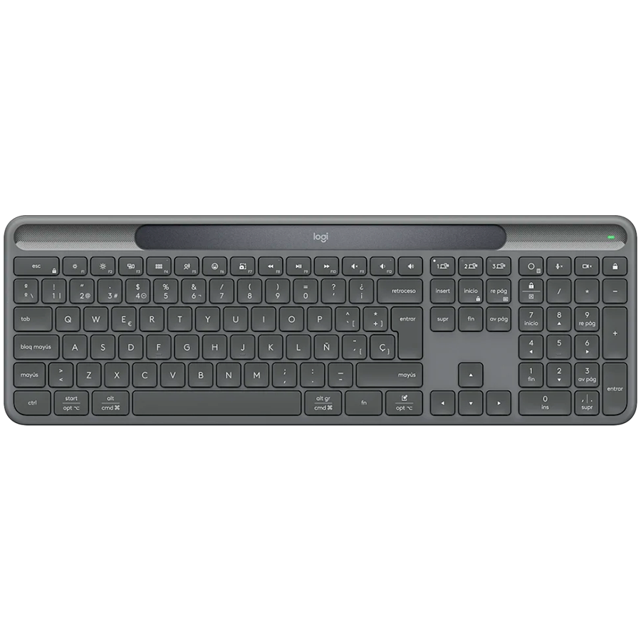 Logitech Slim Solar+ for Business - GRAPHITE - US INT'L - 2.4GHZ/BT - INTNL-973 - UNIV, 920-013779