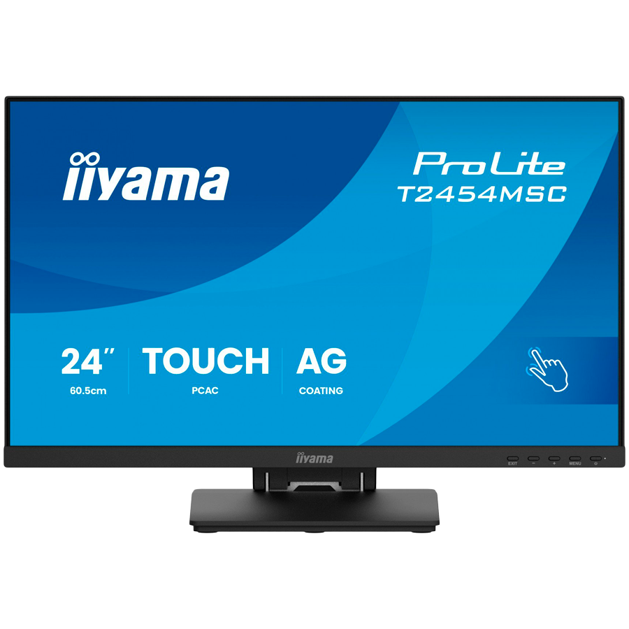 Monitor Iiyama Touch T2454MSC-B3AG 24" InCell PCAP 10pt touchscreen featuring IPS panel technology, T2454MSC-B3AG