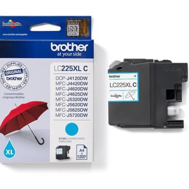 Brother LC225XLC ink cyan 1200pages, LC225XLC