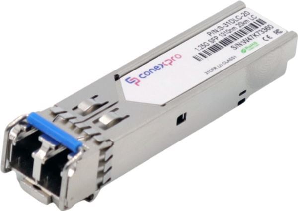 Conexpro 1.25G SFP optical module, SM, 1310nm, 20km, 2x LC, DDM - H3C