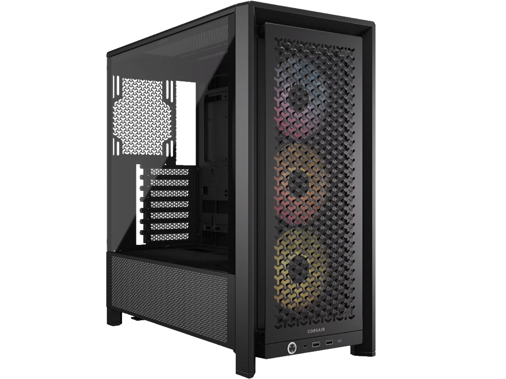 Kućište Corsair Frame 4000D ARGB, BlackMid-Tower, 3x RS120 ARGB ventilatora - Slika 4
