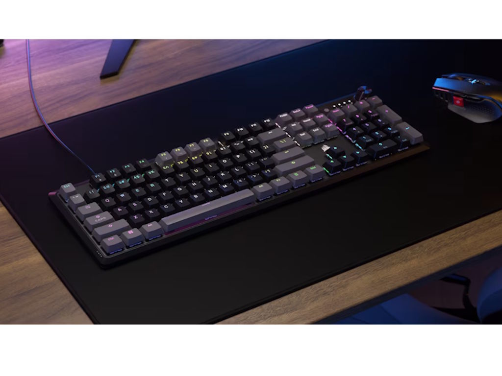 Tipkovnica Corsair K70 RGB Core SivaBacklit RGB LED, Corsair MLX Red, Black, Grey - Slika 6