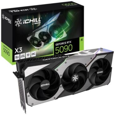 INNO3D GeForce RTX 5090 ICHILL X3, 32GB GDDR7