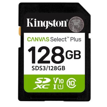 Kingston 128GB SDHC Canvas Select Plus Gen 3