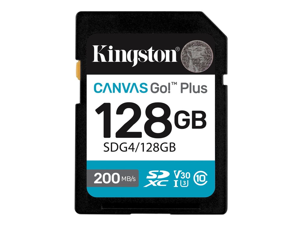 Kingston 128GB SDXC Canvas Go Plus Gen4200MB, s