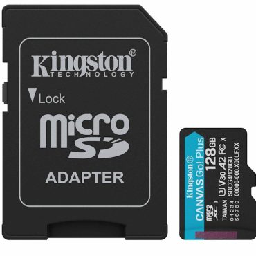 Kingston 128GB microSDXC Canvas Go Plus Gen4 +