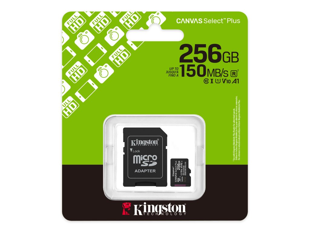 Kingston 256GB micSDHC Canvas Select Plus G3 - Slika 2