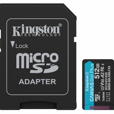 Kingston 512GB microSDXC Canvas Go Plus Gen4 +