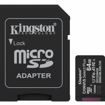 Kingston 64GB micSDHC Canvas Select Plus G3