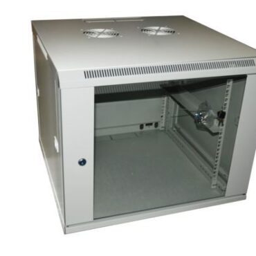 NaviaTec zidni mrežni ormar 9U 600 x 600mm, jednodjelni, SA serija