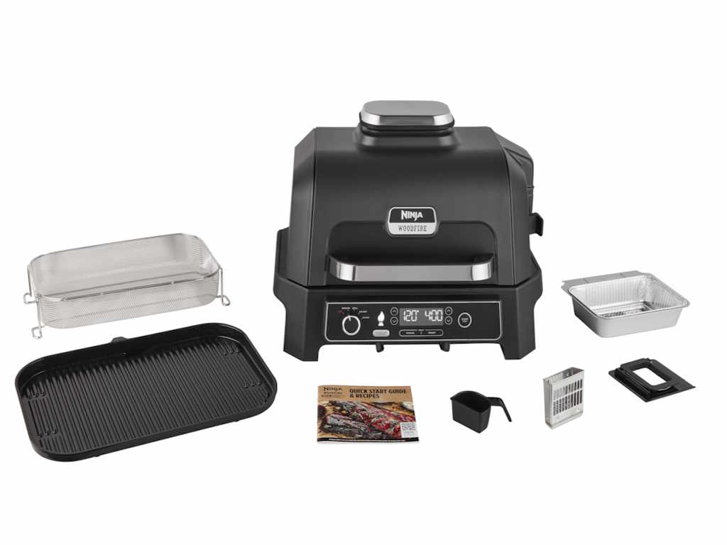 Ninja vanjski grill OG850EU Woodfire Grill 4u1 - Slika 7