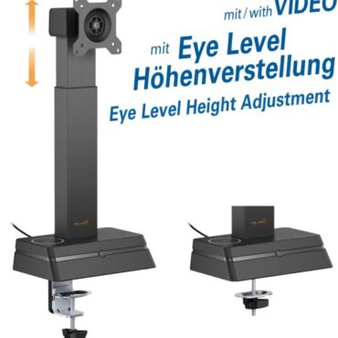Transmedia Monitor mount with eye-level height adjustment