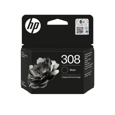 HP 308 Black Original Ink Cartridge, 7FP21UE#CE1
