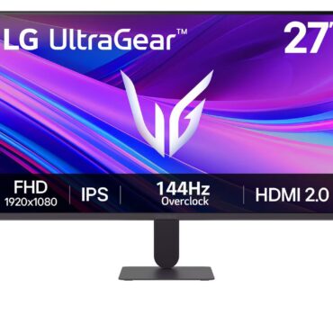 Monitor LG 27G411A 27", FHD, IPS, 144Hz, G-sync, HDMI,