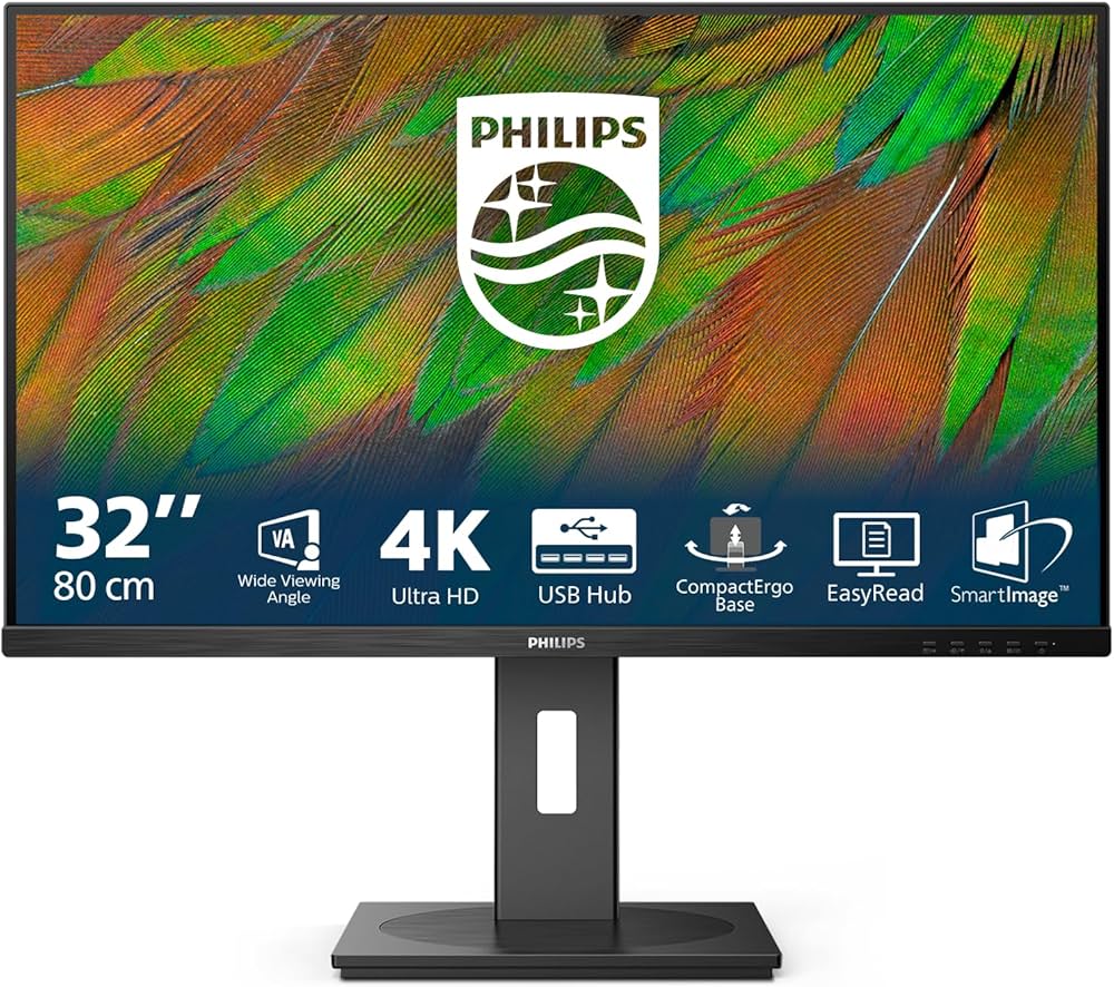 Monitor Philips 32B1N3800 32", 2xHDMI, DP, HAS, USB, zvuč