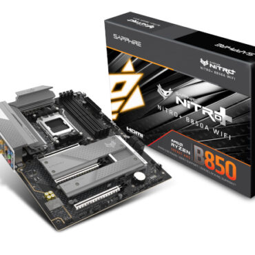 SAPPHIRE NITRO+ B850A WIFI7, AM5, DDR5