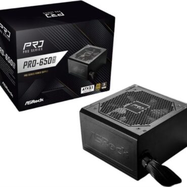 ASRock PSU PRO Series PRO-650G, 650W, 80 Gold