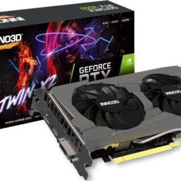 INNO3D GeForce RTX 3050 TWIN X2, 8GB GDDR6 - BULK