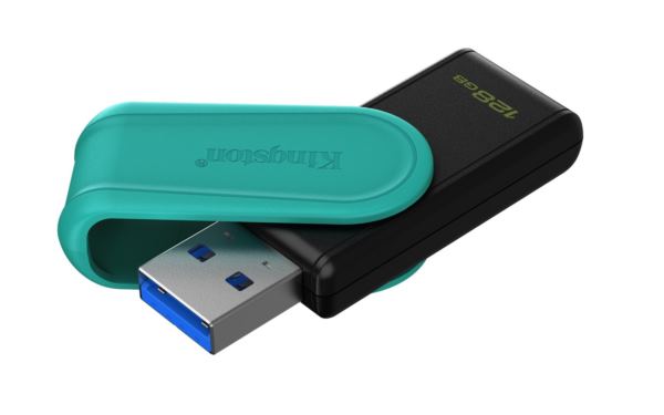 Kingston 128 GB 3.1 USB Flash Drive, DataTraveler Exodia S