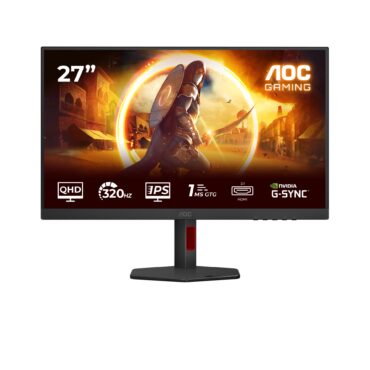 Monitor AOC Q27G4SRU, 27'', IPS, QHD, 320Hz,HAS,zvuč