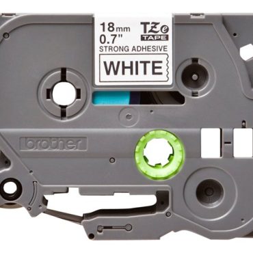 Brother TZES241 18mm BLACK ON WHITE ADH, TZES241