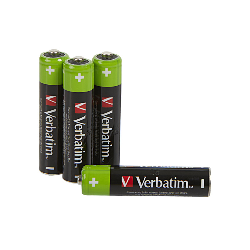 Verbatim AAA-LR03 Micro punjiva baterija NiMH,950mAh (4 komada) - Slika 5