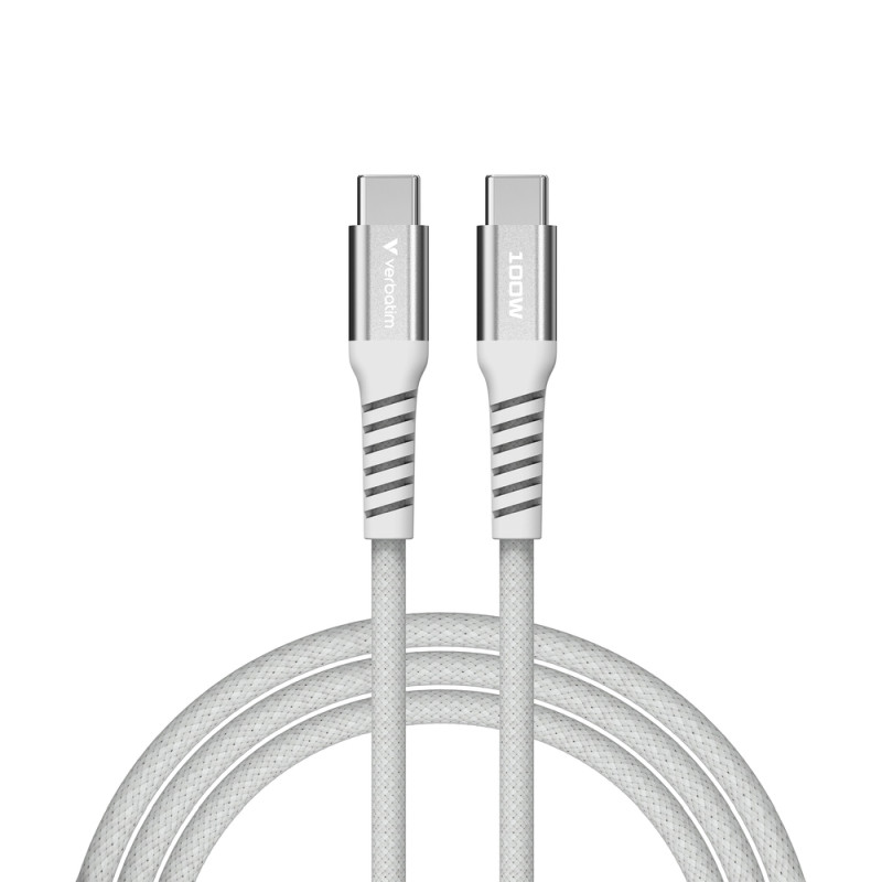 Verbatim Sync & Charge Magnetic kabel USB-C na USB-C, M/M, 100W PD3.0/QC3.0, sivi, 1.2m - Slika 24
