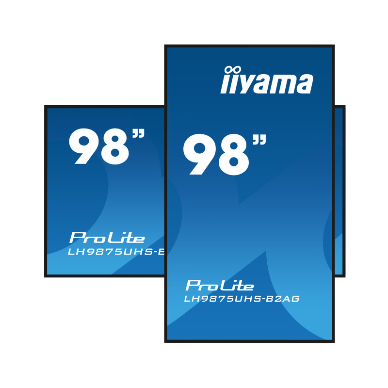 Iiyama 98" LH9875UHS-B2AG 4K UHD (3840x2160) IPS Signage, 60Hz, 16:9, 8ms, 500 cd/m2, 1200:1, VGA/DVI/HDMI/DP, 2x USB-A, zvučnici, crni - Slika 15