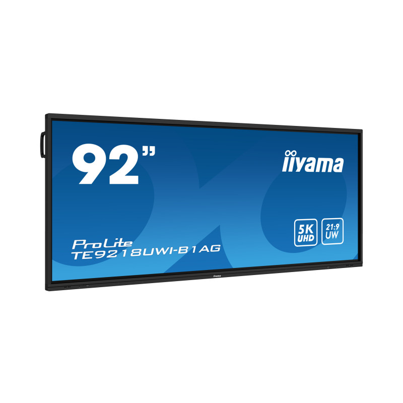 Iiyama 92" TE9218UWI-B1AG Touchscreen 5K UHD (5120x2160) VA, 21:9, 6.5ms, 500 cd/m2, 4000:1, HDMI/DP, 6xUSB-A, 2xUSB-C, zvučnici, crni - Slika 15