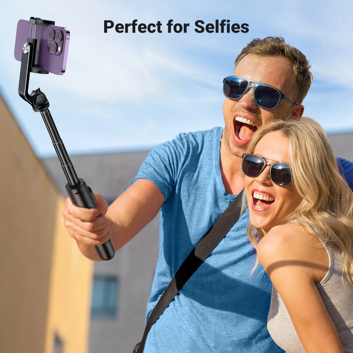 UGREEN Selfie stick 3u1 Tripod s bluetooth daljinskim do 6.8 incha, crni - Slika 3