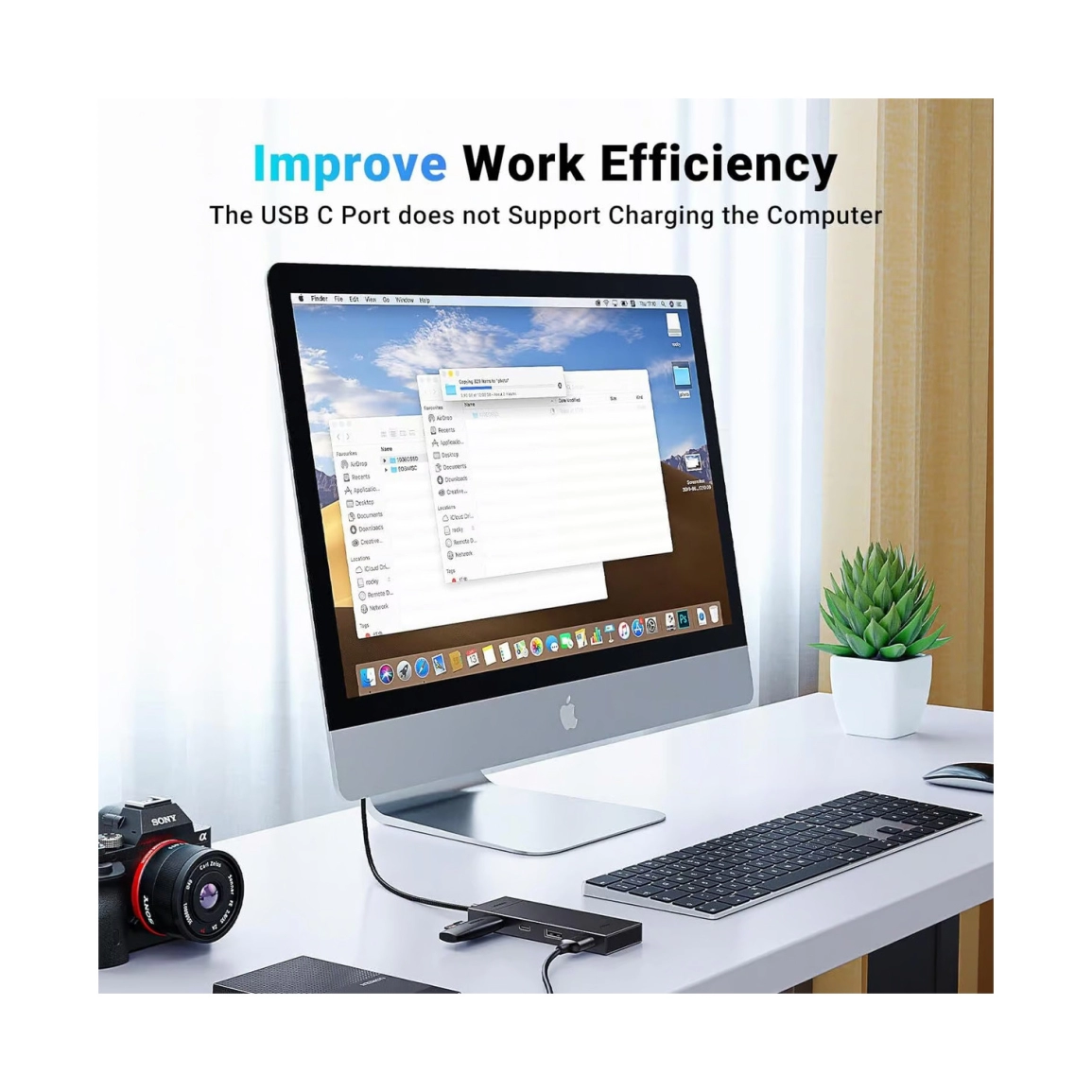 UGREEN 4-portni USB-C HUB na 2xUSB-A 3.2, 2xUSB-C 3.2, crni - Slika 5