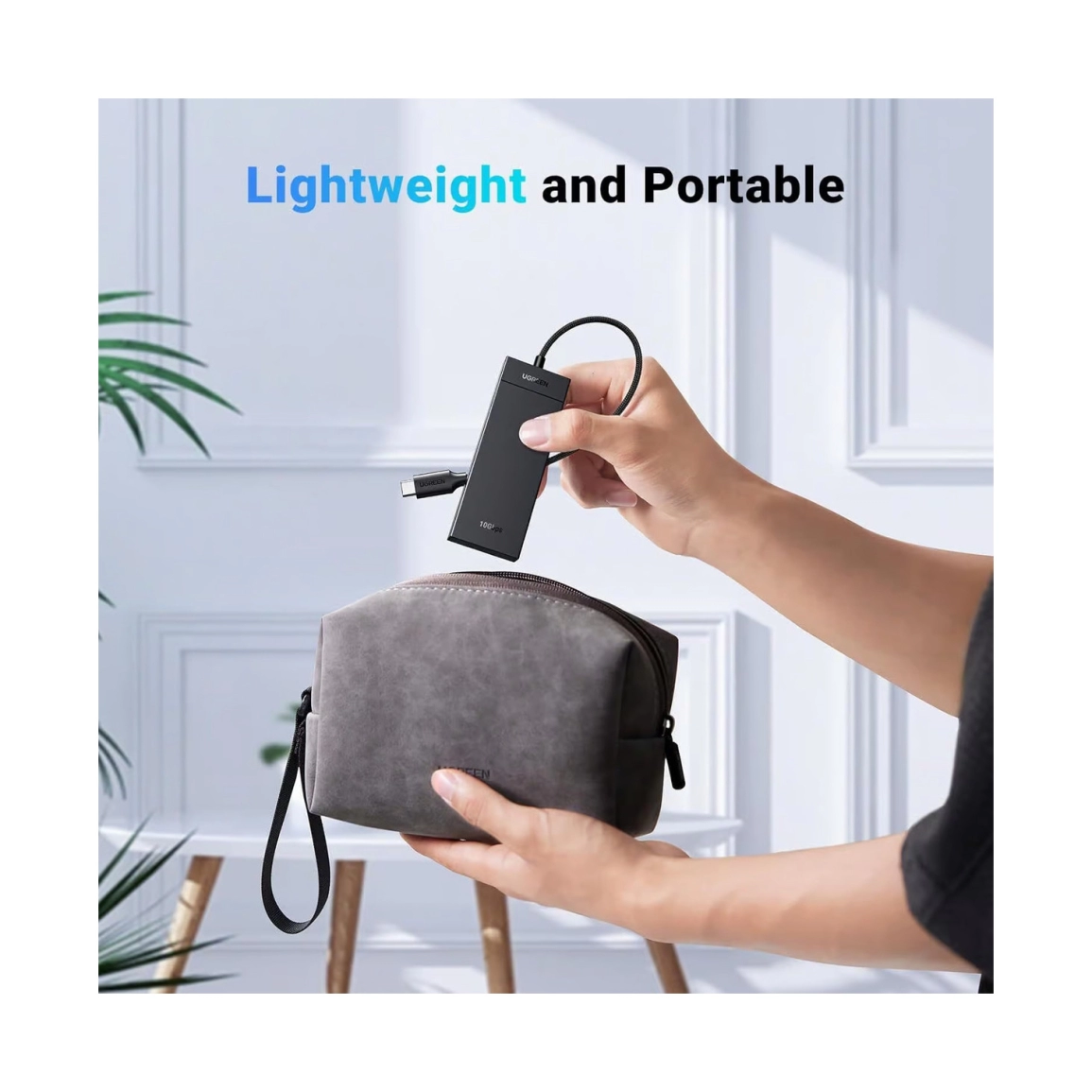 UGREEN 4-portni USB-C HUB na 2xUSB-A 3.2, 2xUSB-C 3.2, crni - Slika 7