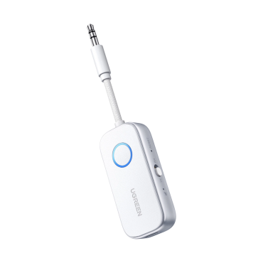 UGREEN Bežični Audio transmiter i receiver, BT 5.4, 3.5 mm, bijeli