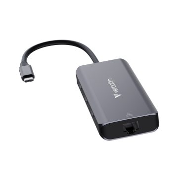 Verbatim USB-C Essentials Multiport Hub 6 priključaka: RJ45, HDMI, USB-C PD, 3 x USB-A 3.2 Gen 1