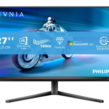 Philips 27“ 27M2N5500/00 QHD (2560×1440) IPS 16:9, Pivot, 180Hz,0,5ms, 500cd/m2, 1200:1, HDMIx2, DP