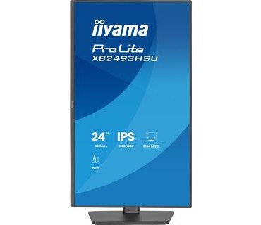 Iiyama 24" XB2493HSU-B1 FHD (1920x1080) IPS Pivot, 16:9, 350 cd/m2, 1500:1, 120Hz, 1ms, HDMI, DP, USBx2, zvučnici