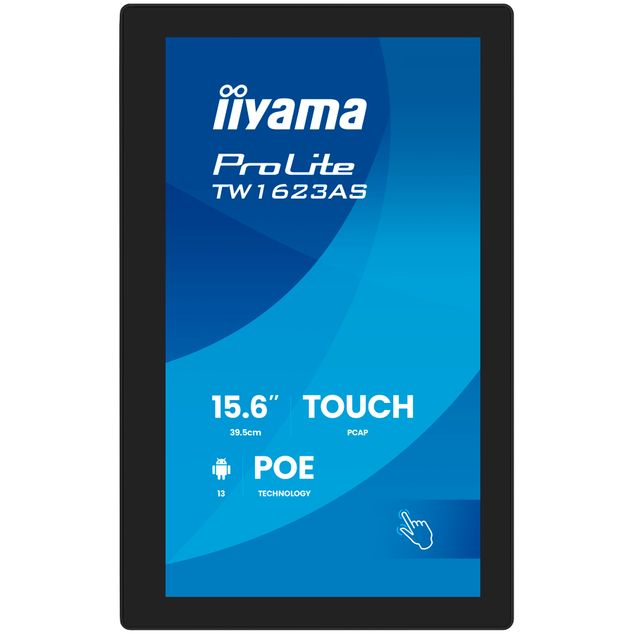 Monitor Iiyama Touch TW1623AS-B3P 15.6" PCAP 10pt touchscreen PC with Android, TW1623AS-B3P - Slika 2