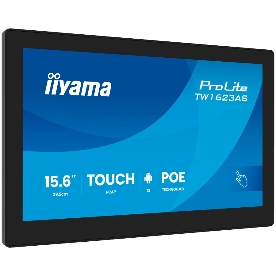 Monitor Iiyama Touch TW1623AS-B3P 15.6" PCAP 10pt touchscreen PC with Android, TW1623AS-B3P - Slika 3