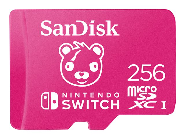 Sandisk Nintendo MicroSD UHS I 256GB, SDSQXAO-256G-GN6ZG