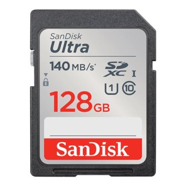 Sandisk Ultra 128GB SDXC Memory Card, SDSDUNB-128G-GN6IN
