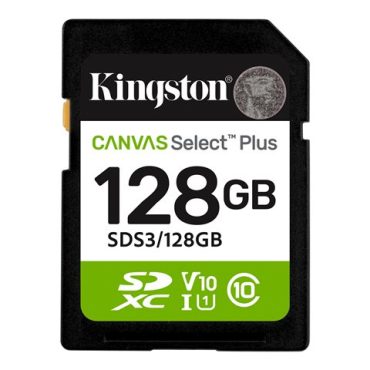 Kingston 128GB SDXC Canvas Select Plus, SDS3/128GB