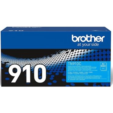 Brother TN910C Toner Cartridge Cyan HC, TN910C
