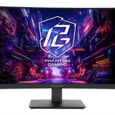 Monitor ASRock Gaming Monitor PG27QRT1B, 27", QHD, VA, 180Hz, 1ms, Curved