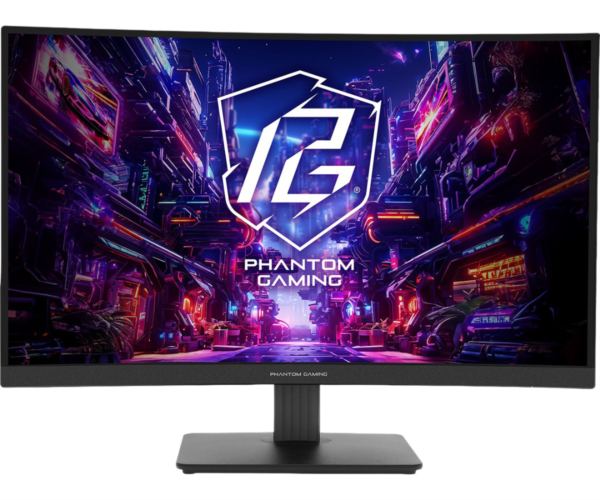 Monitor ASRock Gaming Monitor PG27QRT1B, 27", QHD, VA, 180Hz, 1ms, Curved
