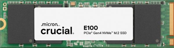 Crucial 480 GB M.2 SSD, E100 NVMe Gen. 4x4, Bulk