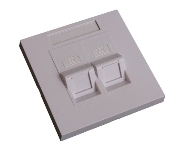 EuroLan modular wall sockets UTP into a wall (without keystones )